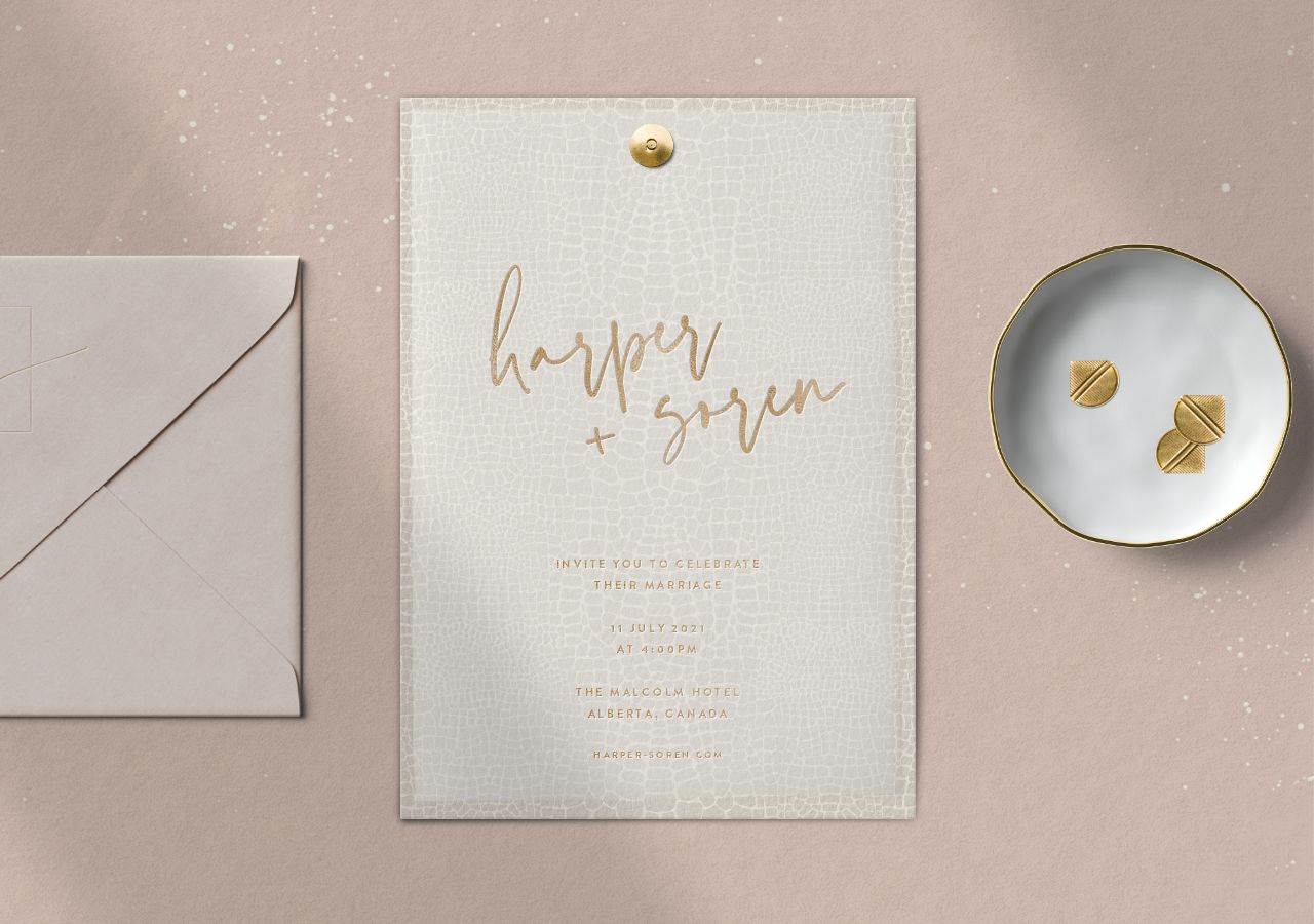 Soren Wedding Invitation