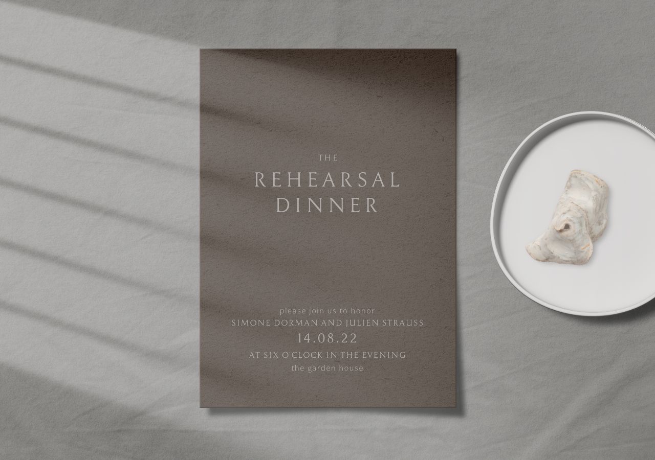 Simone Rehearsal Dinner Invitation