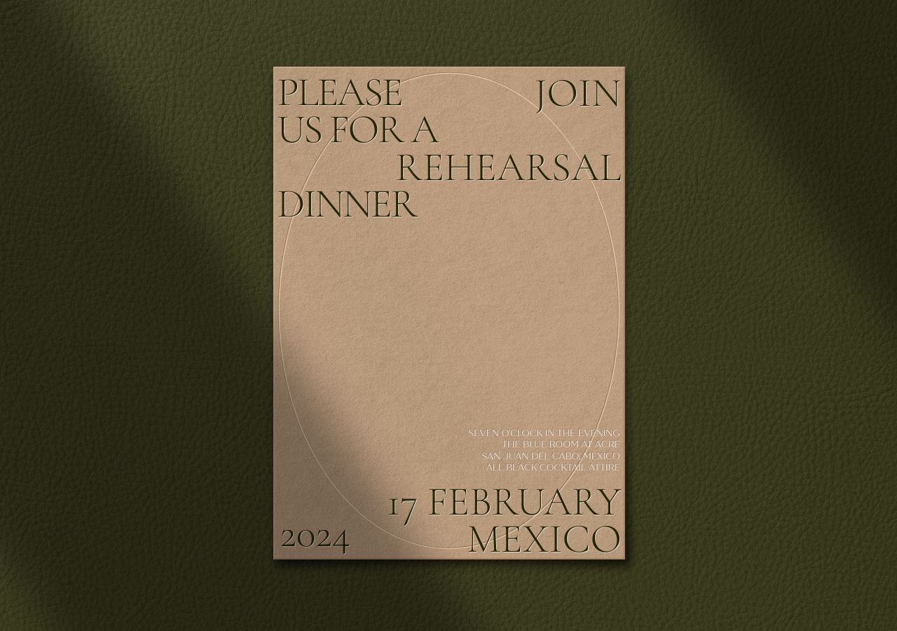 Santana Rehearsal Dinner