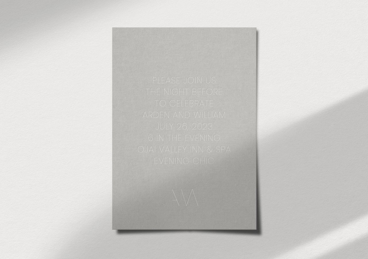 Arden Rehearsal Dinner Invitation