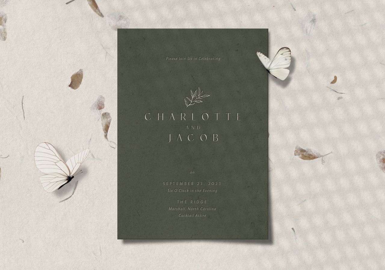 Charlotte Wedding Invitation