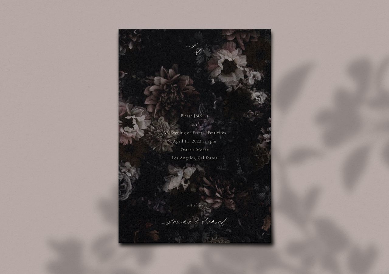 Serena Rehearsal Dinner Invitation