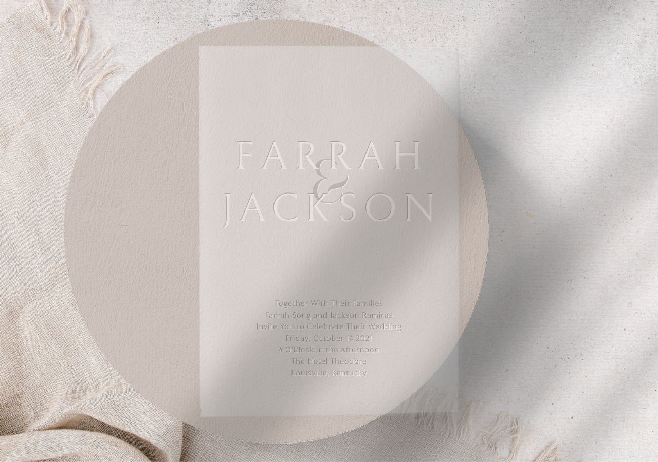 Farrah Wedding Invitation