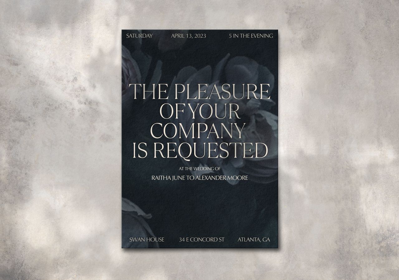 Raitha Wedding Invitation