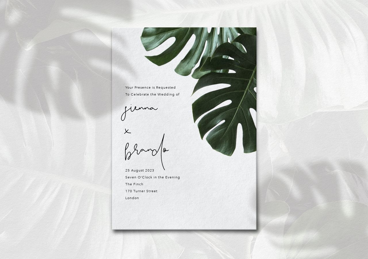 Brando Wedding Invitation