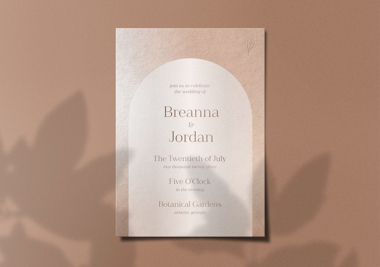 Breanna Wedding Invitation