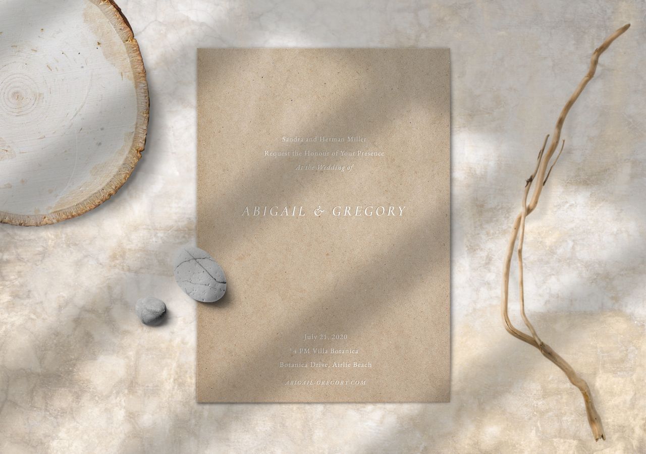 Abigail Wedding Invitation