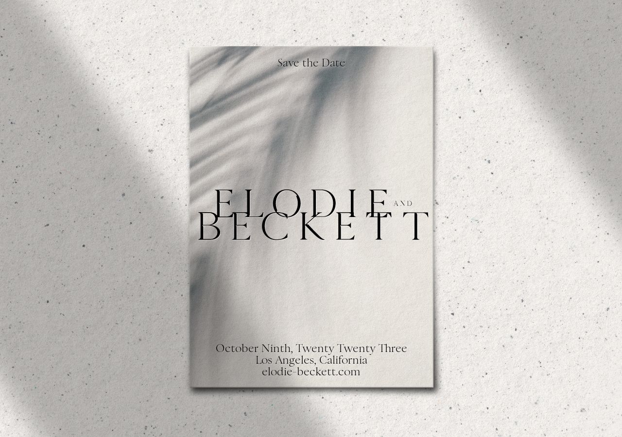 Beckett Save the Date