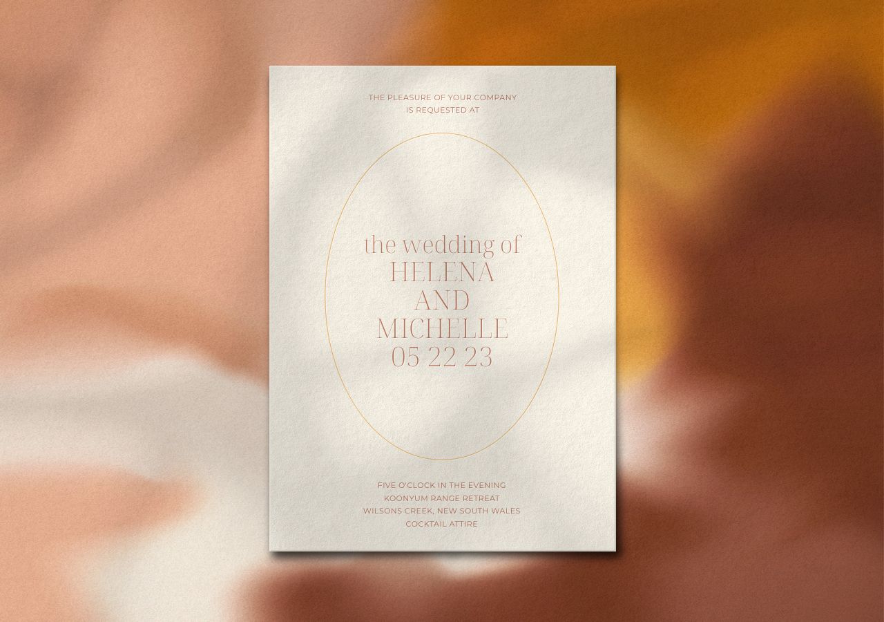 Helena Wedding Invitation
