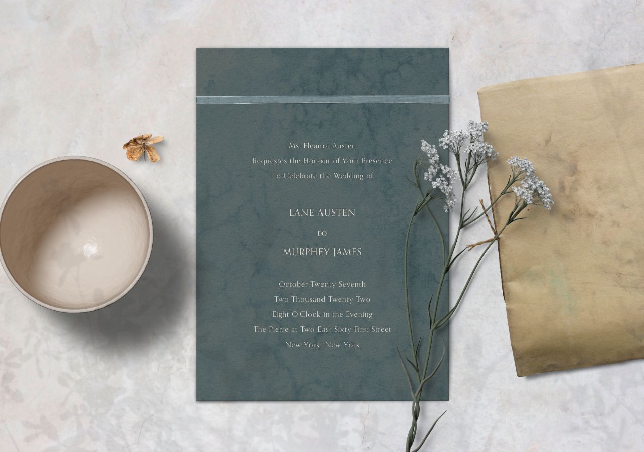 Austen Wedding Invitation