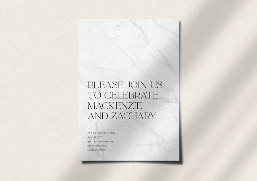 Online Rehearsal Dinner Invitation - Shop the Mackenzie Collection at B&B