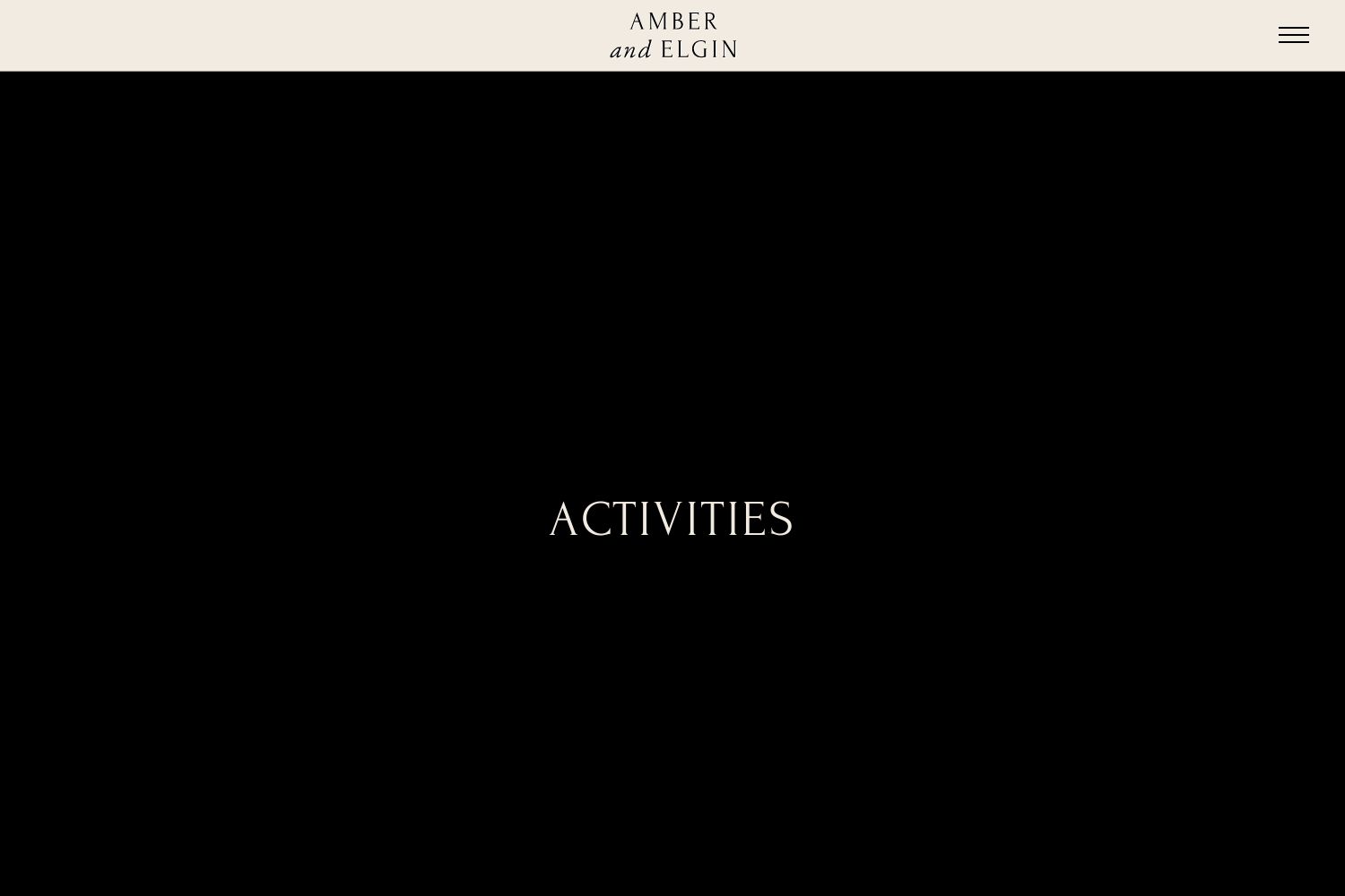 Amber Wedding Website