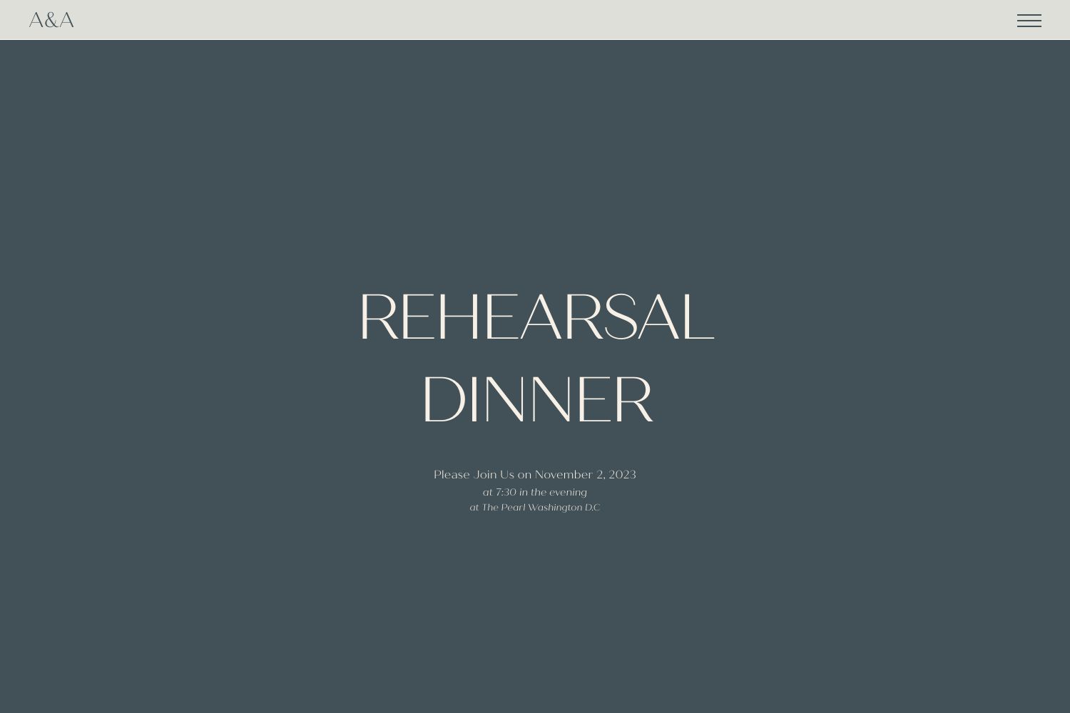 Angela Wedding Website