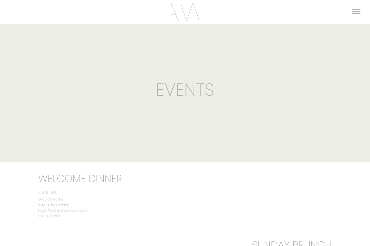 Arden Wedding Website