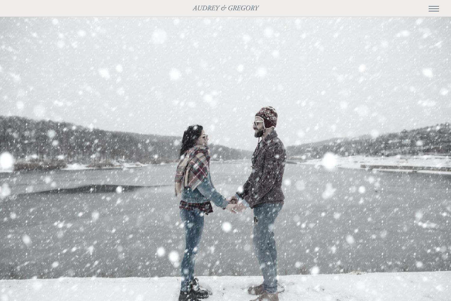 Audrey Wedding Website