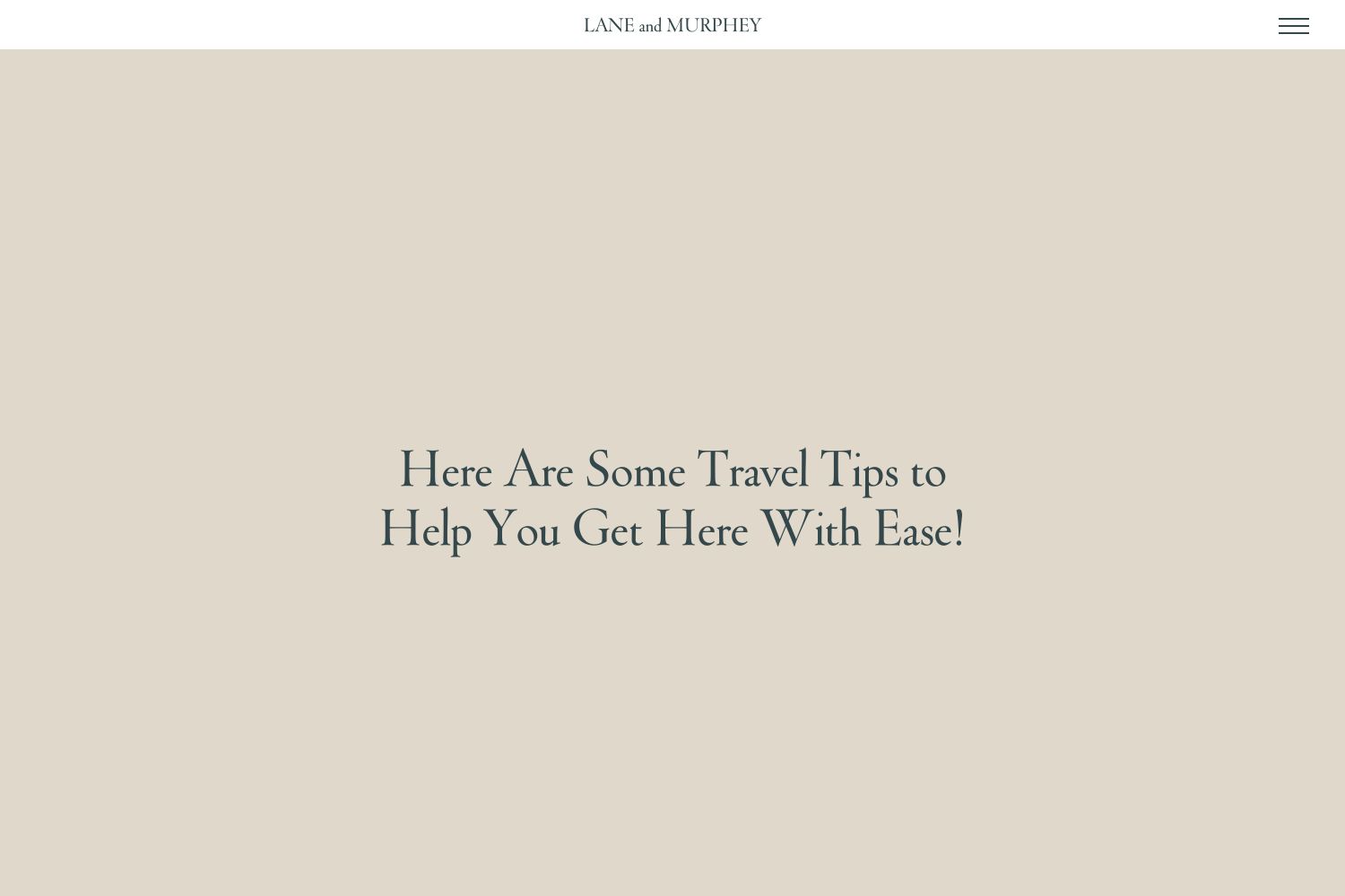 Austen Wedding Website