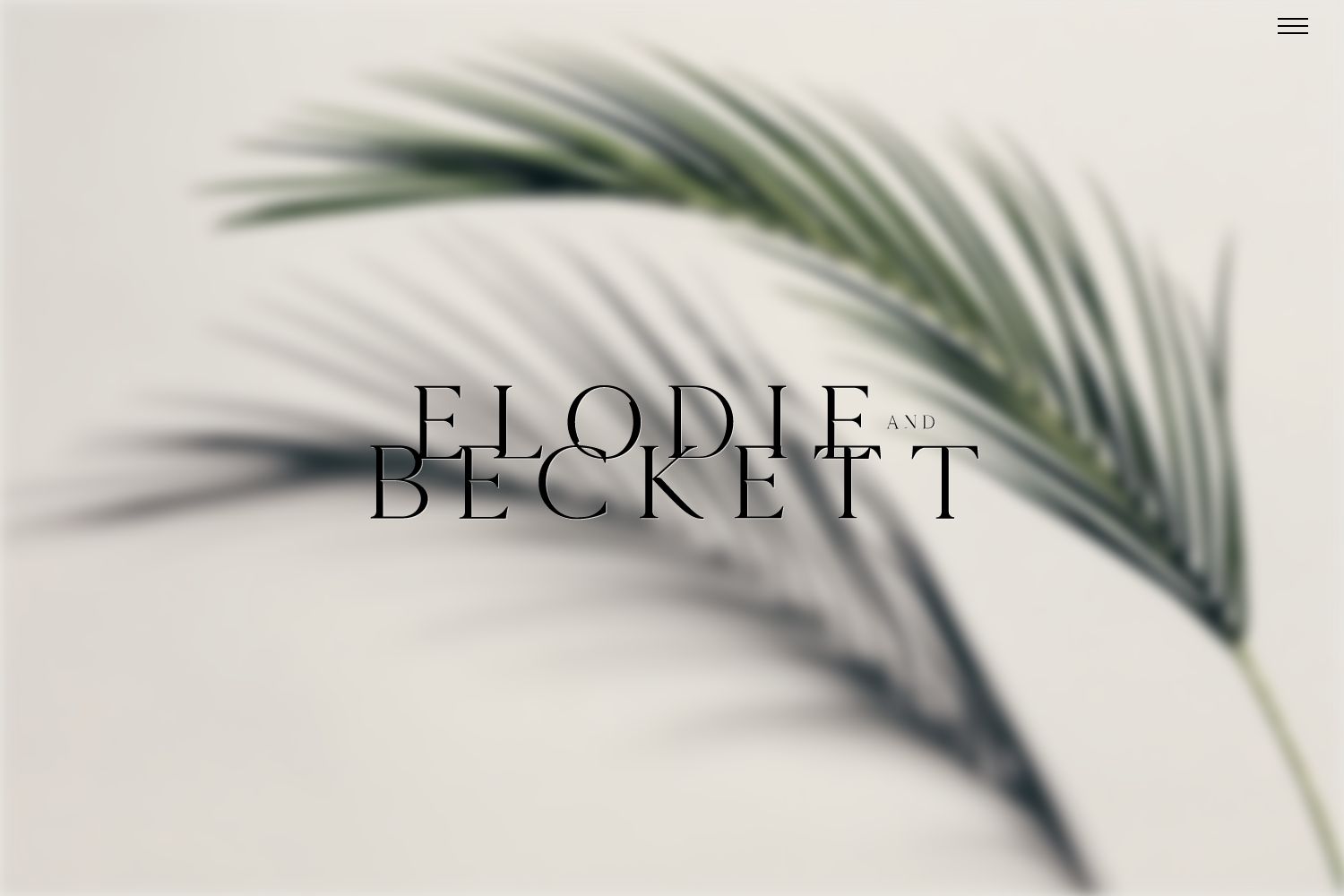 Beckett Wedding Website