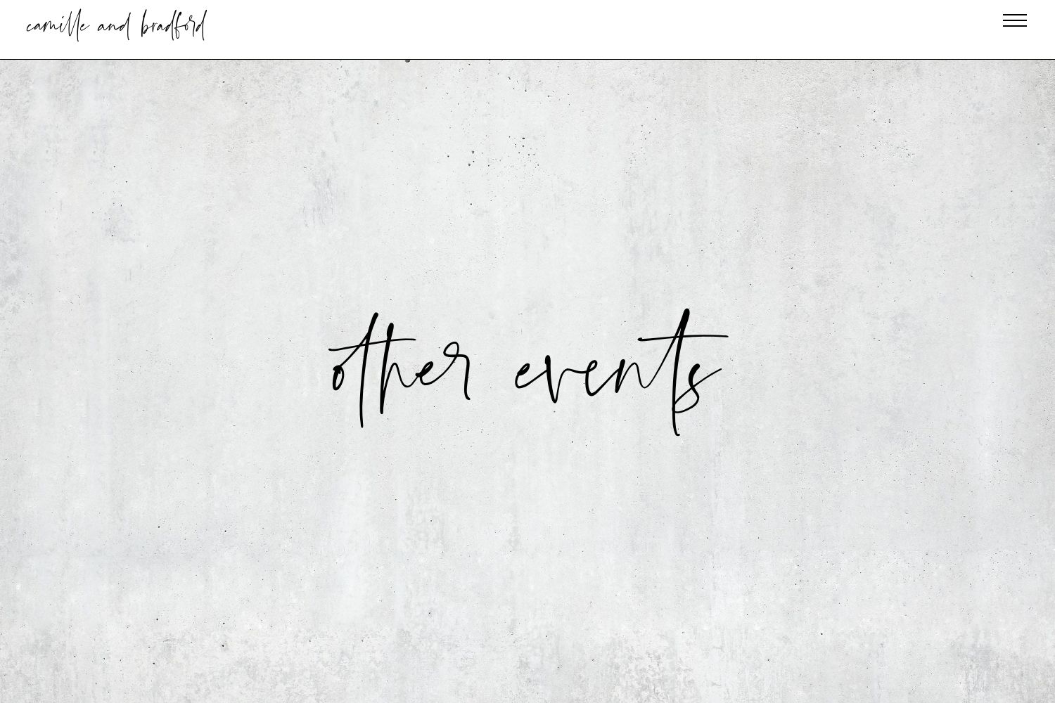 Bradford Wedding Website