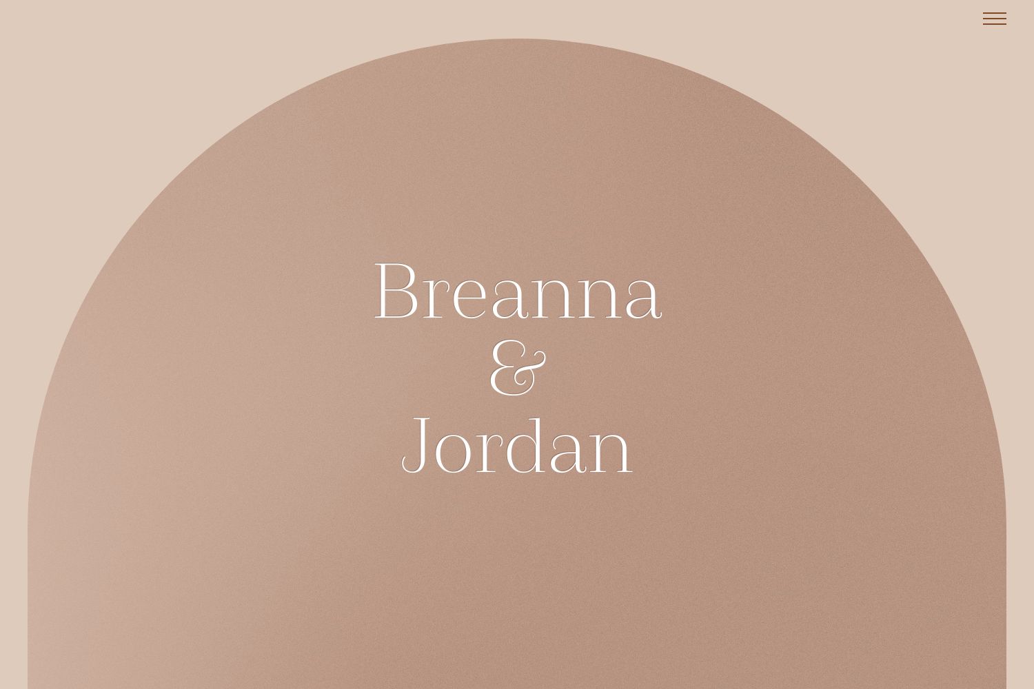 Breanna Wedding Website