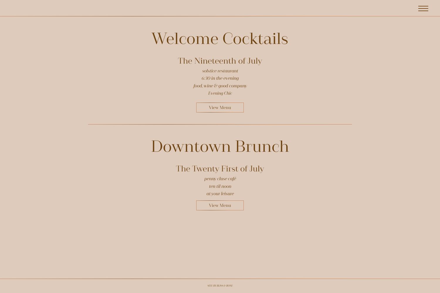 Breanna Wedding Website