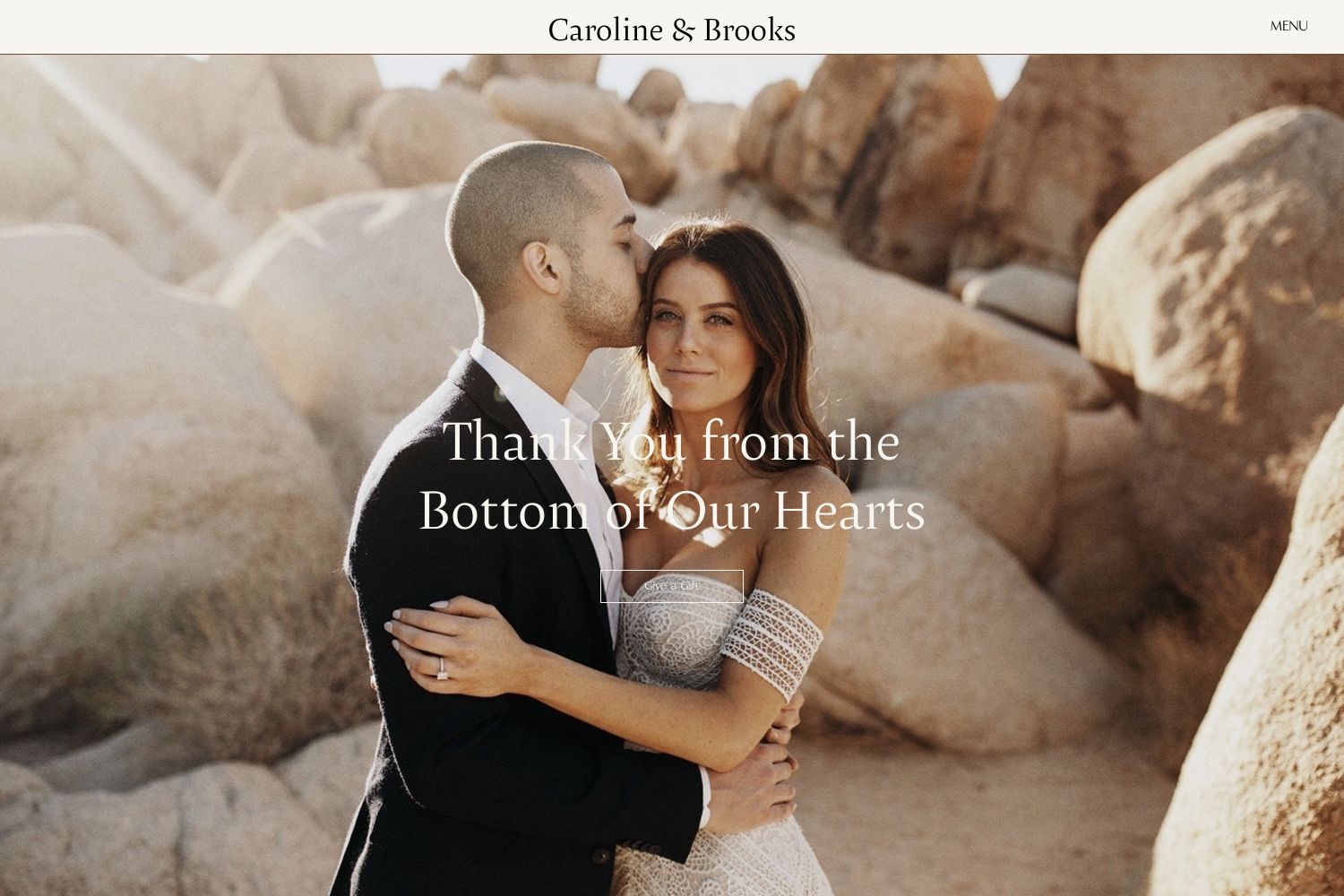 Brooks Wedding Website