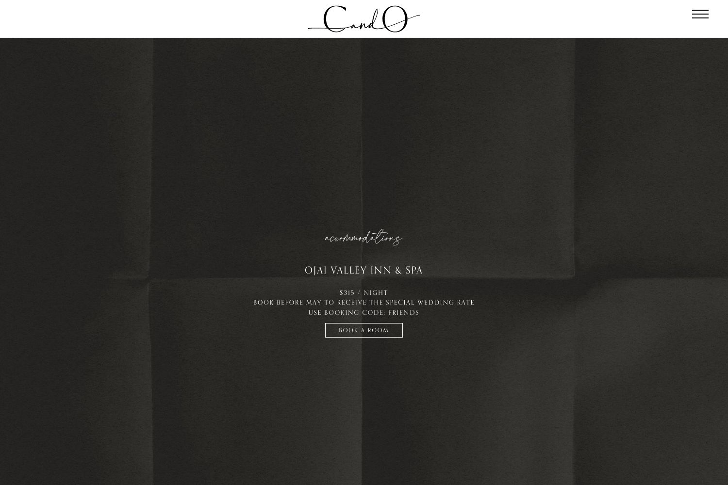 Camila Wedding Website