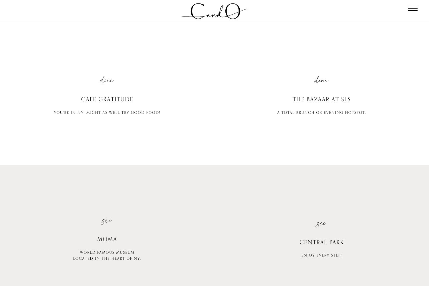 Camila Wedding Website