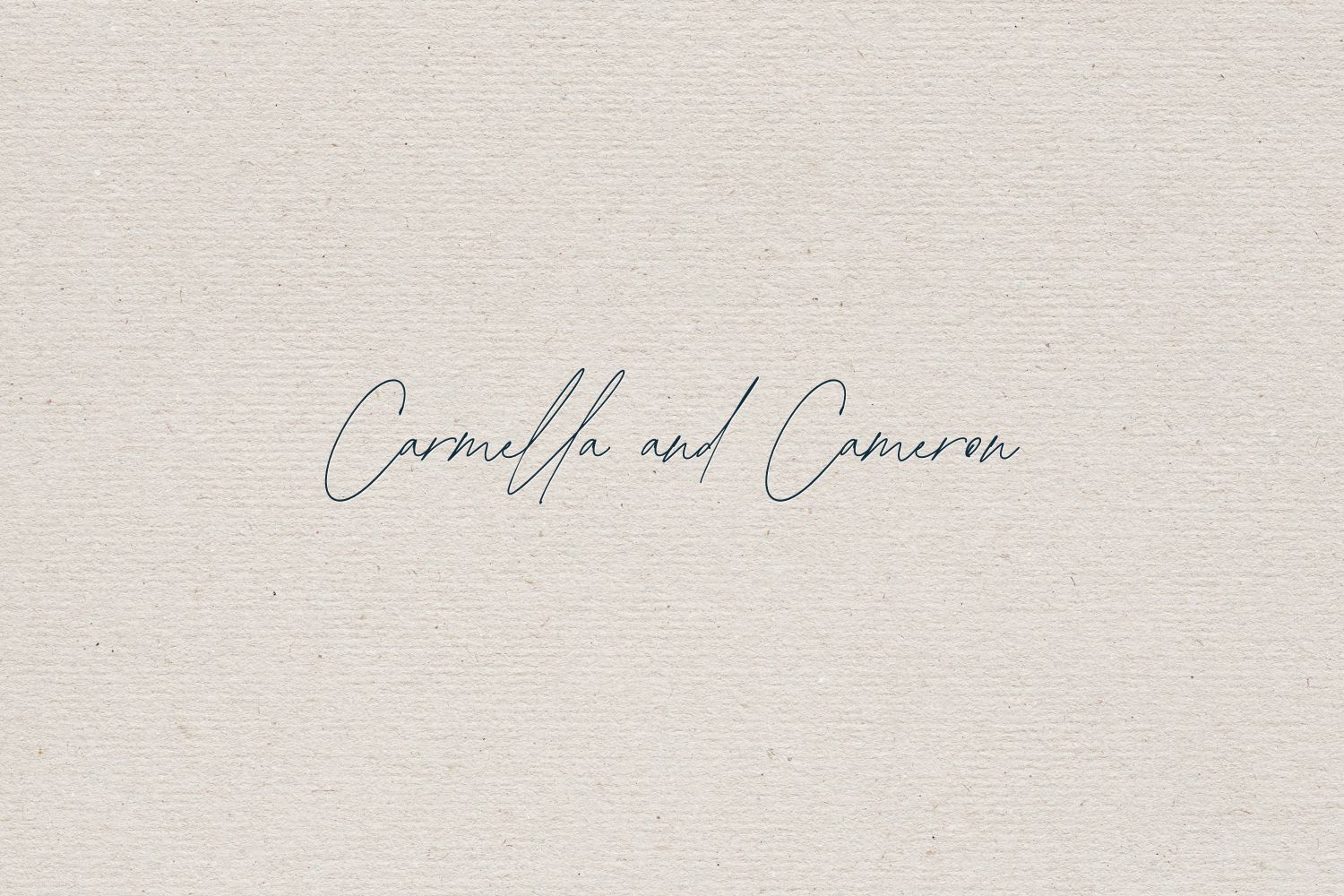 Carmella Wedding Website