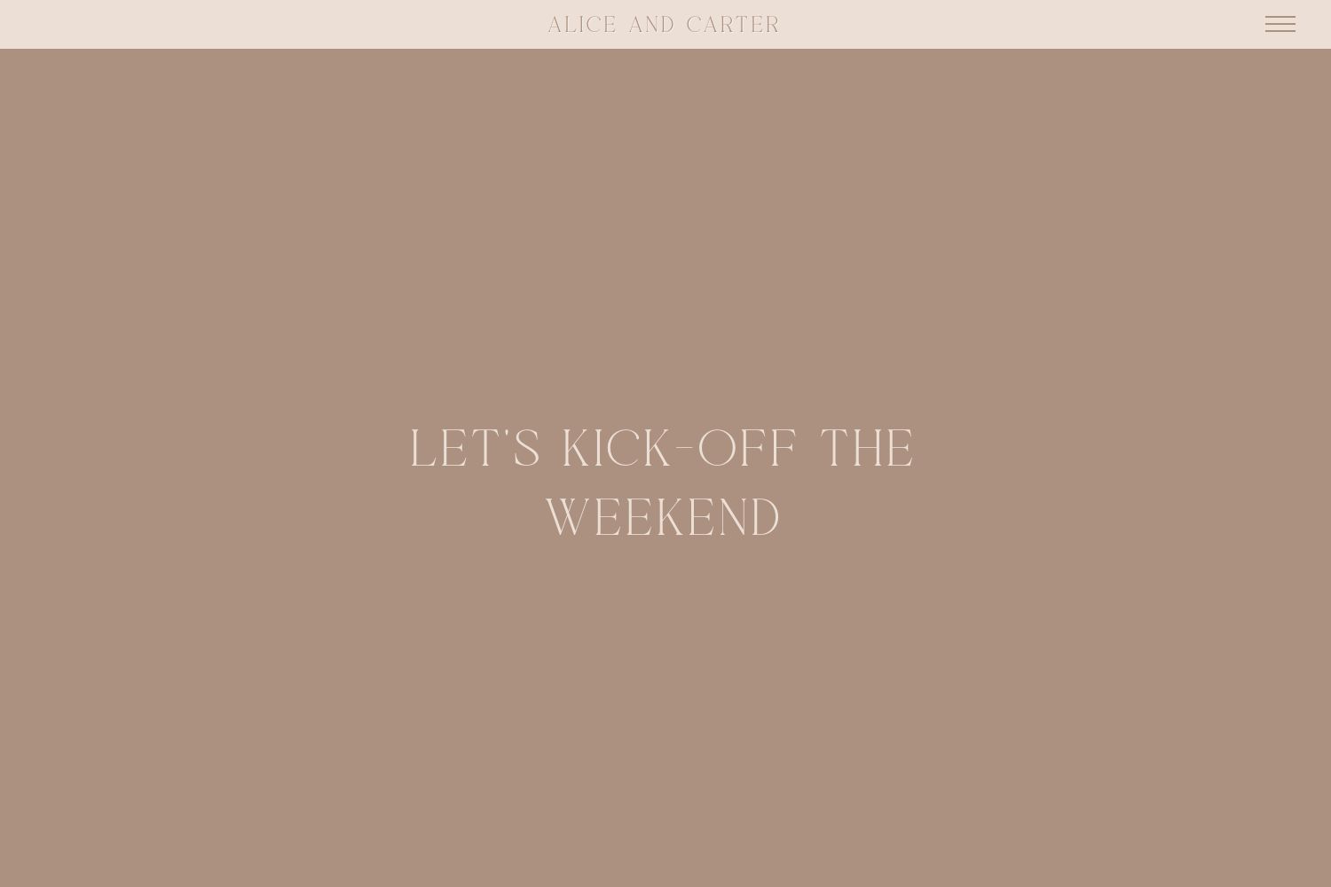 Carter Wedding Website