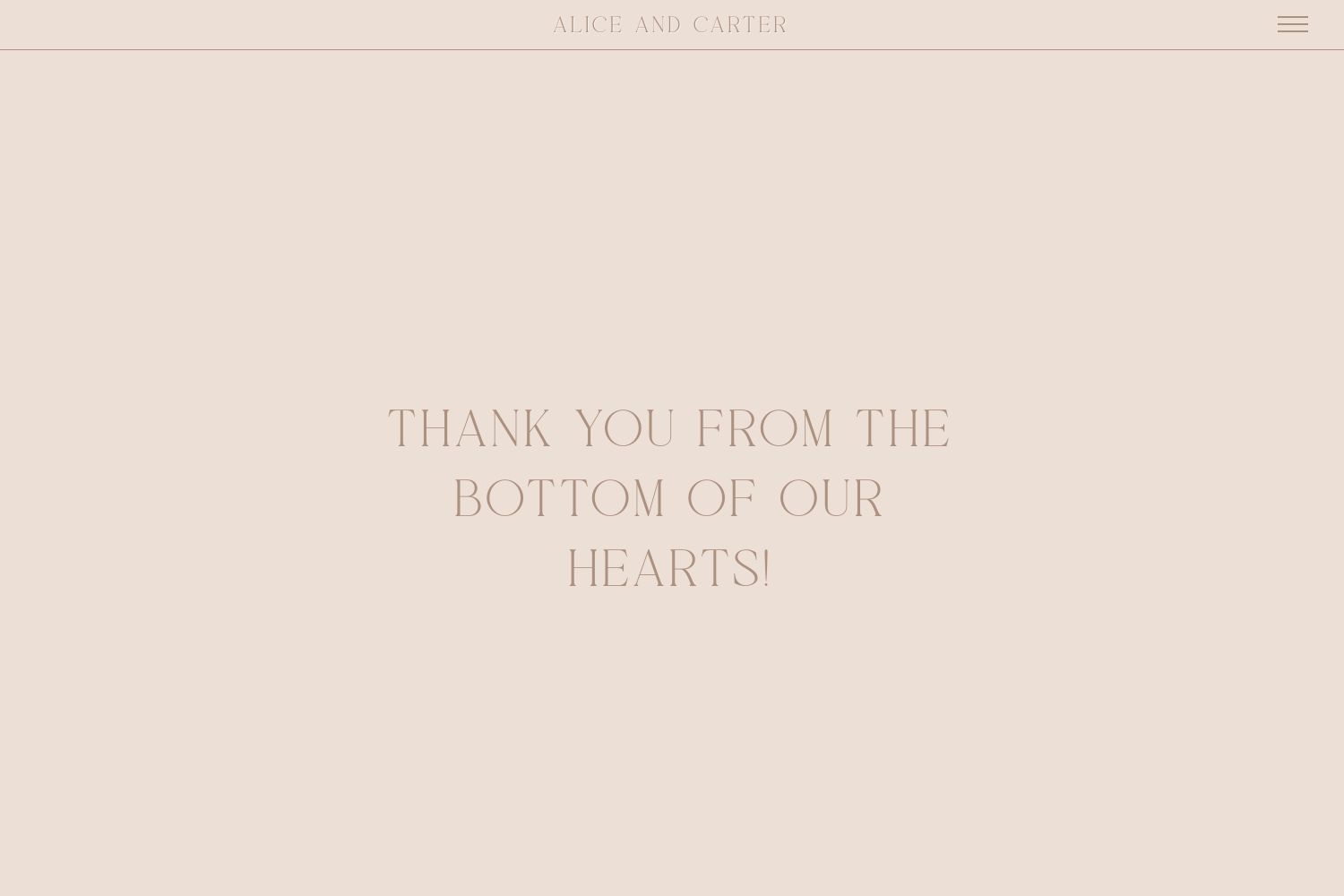 Carter Wedding Website