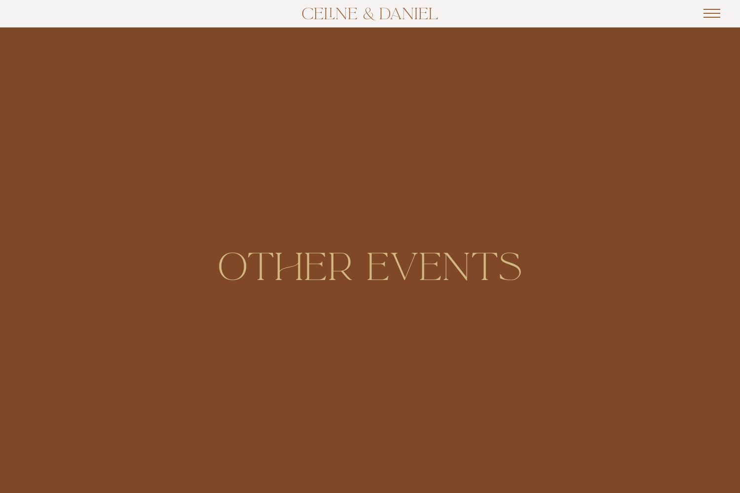 Celine Wedding Website