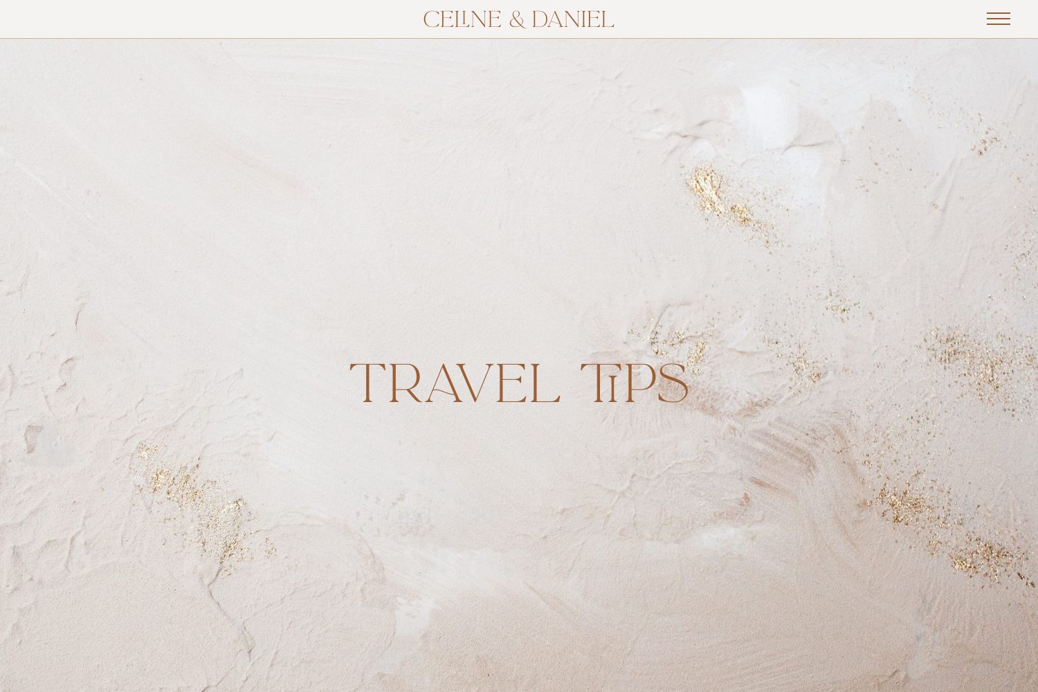 Celine Wedding Website