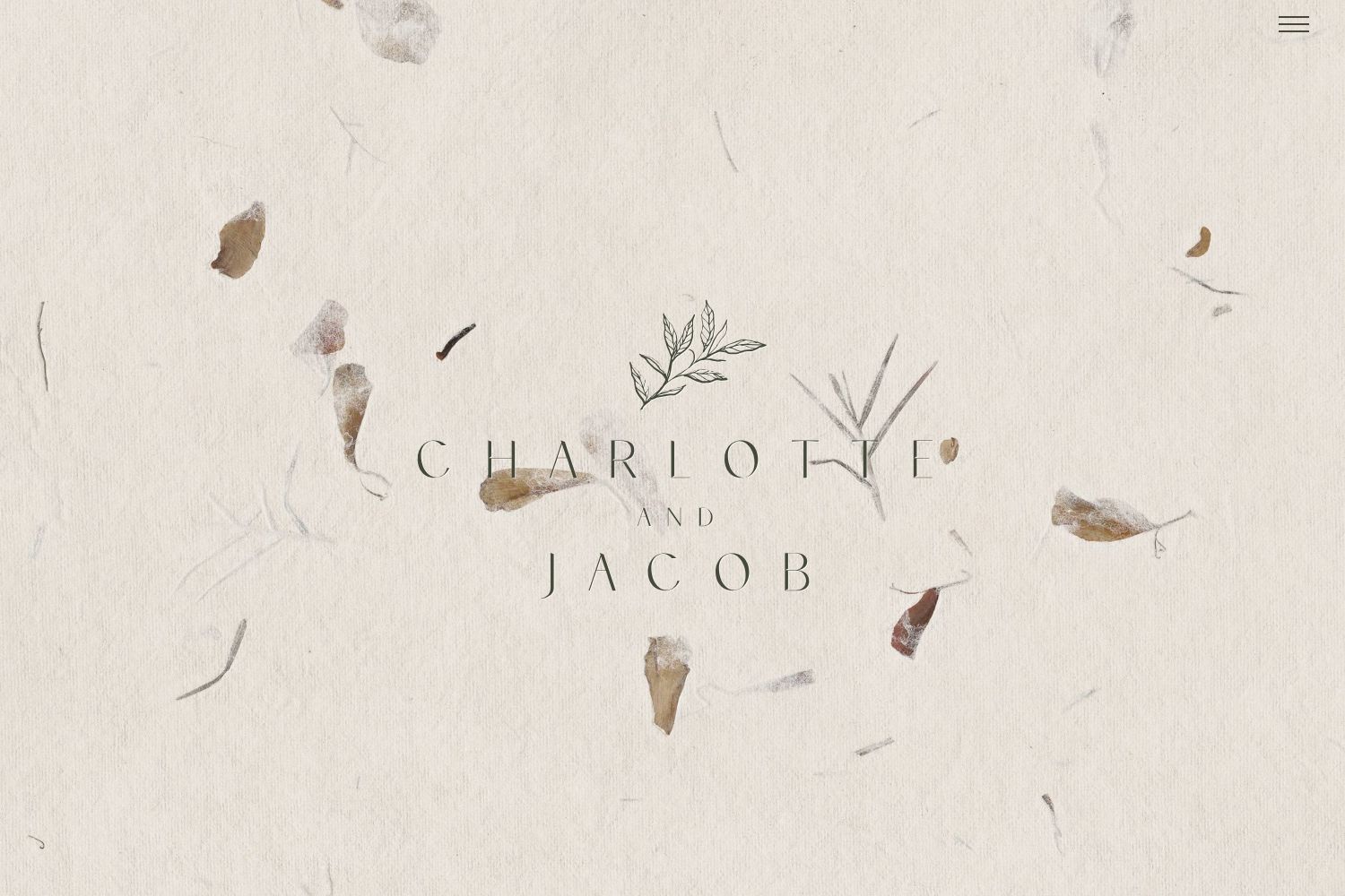 Charlotte Wedding Website