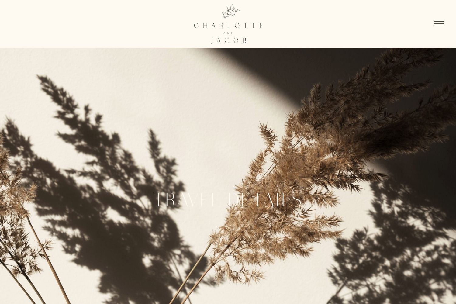 Charlotte Wedding Website