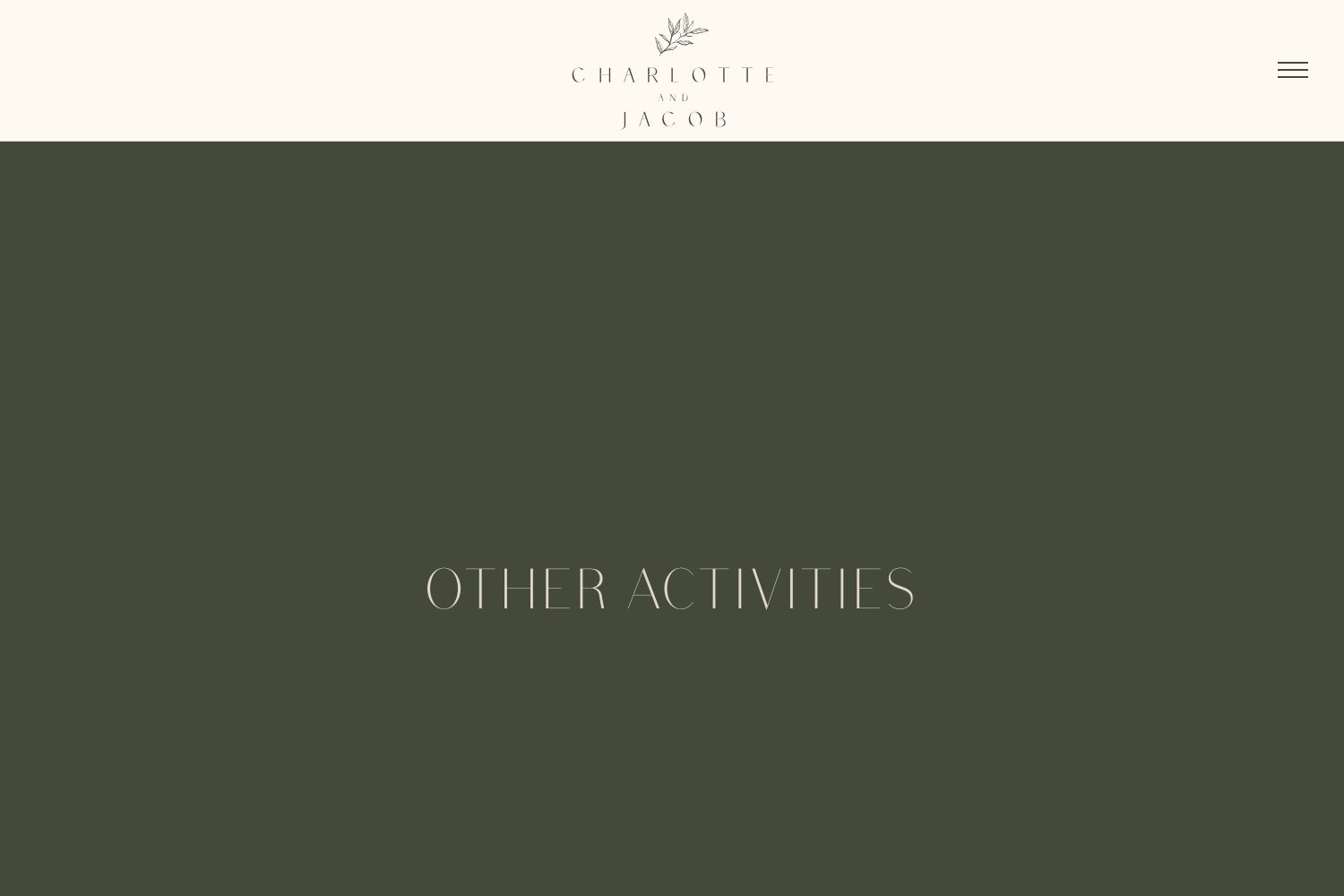 Charlotte Wedding Website