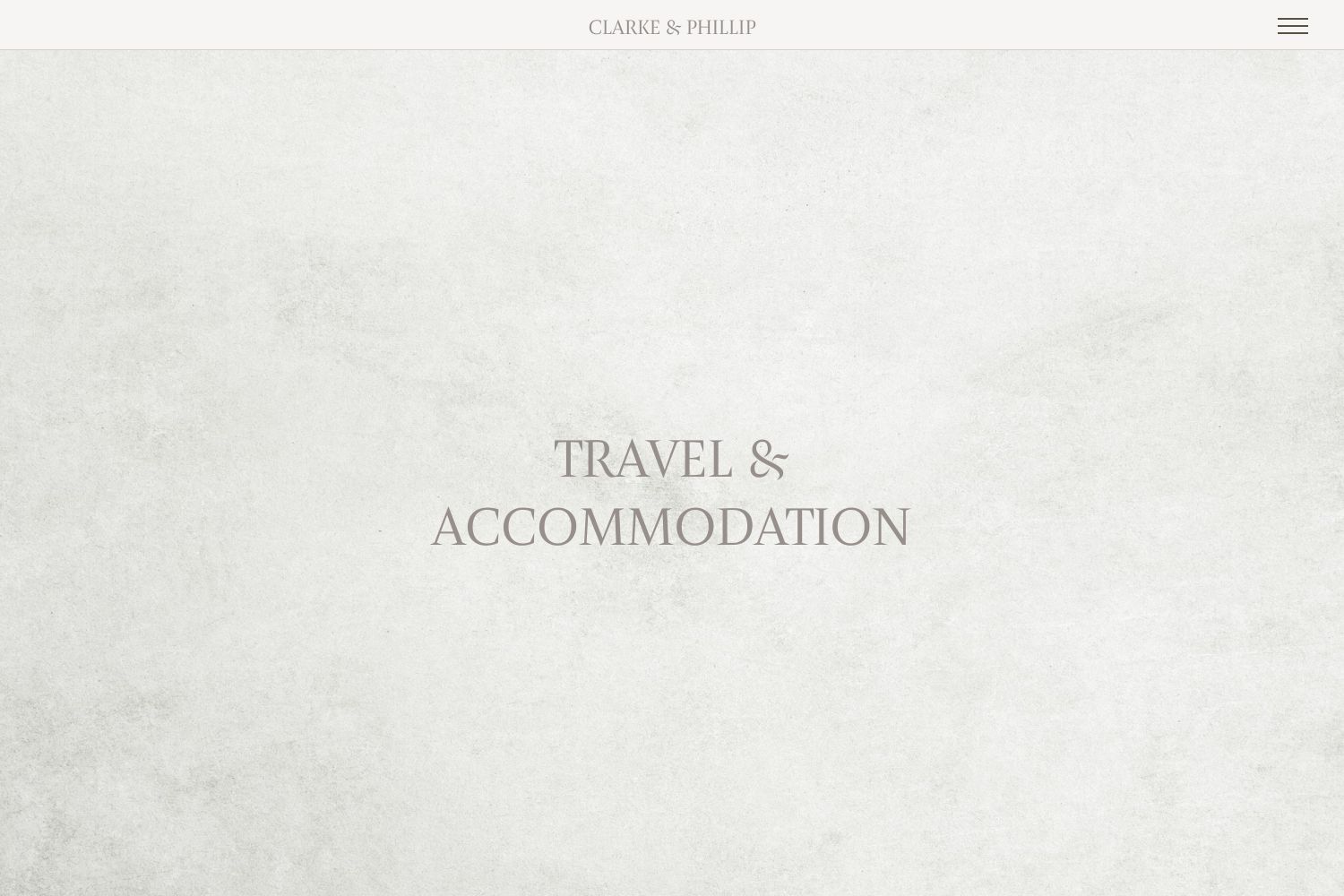 Clarke Wedding Website