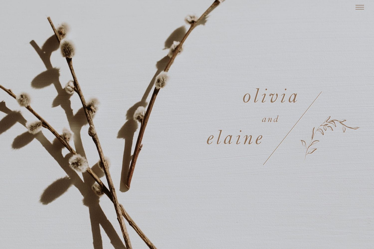 Elaine Wedding Website