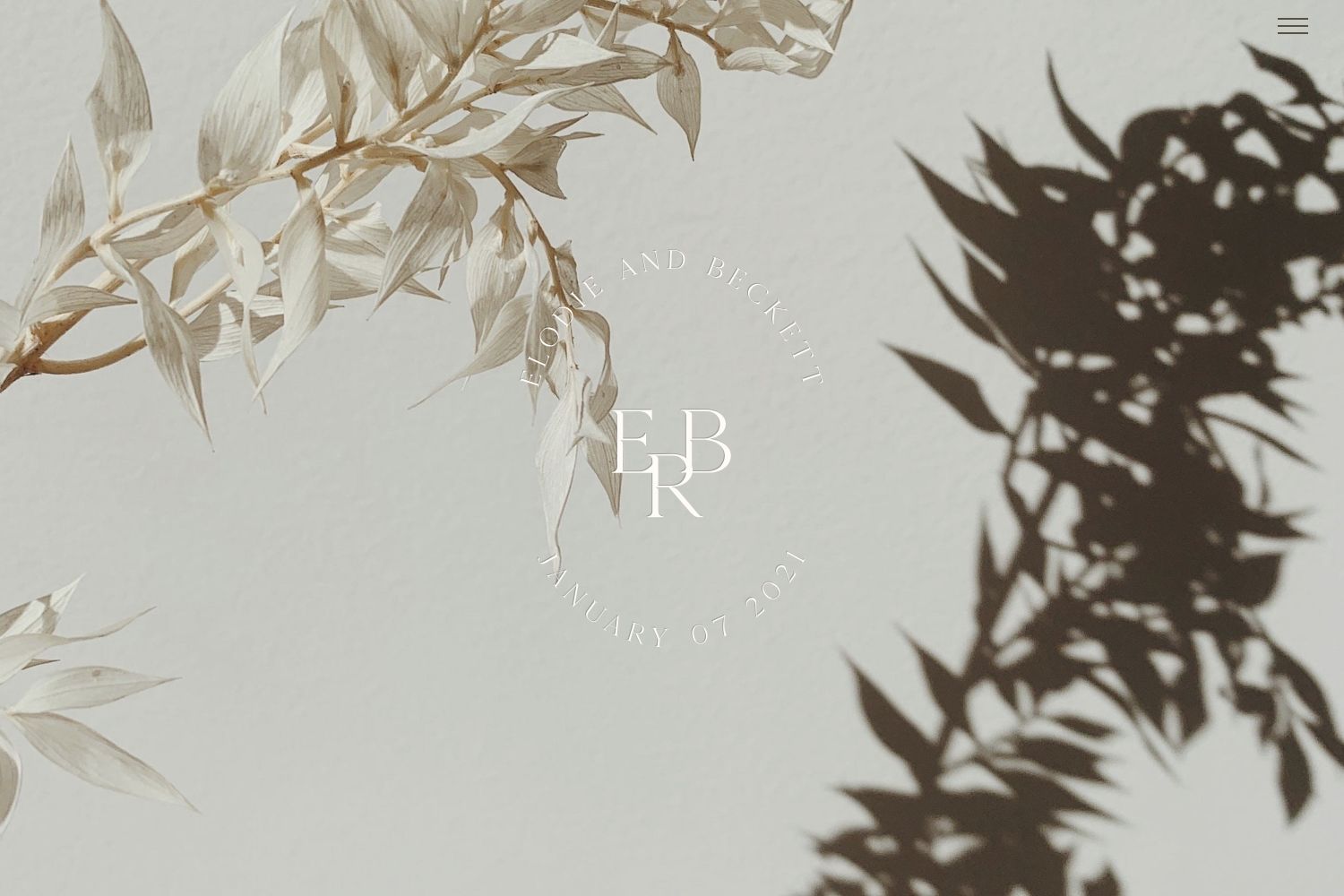 Elodie Wedding Website