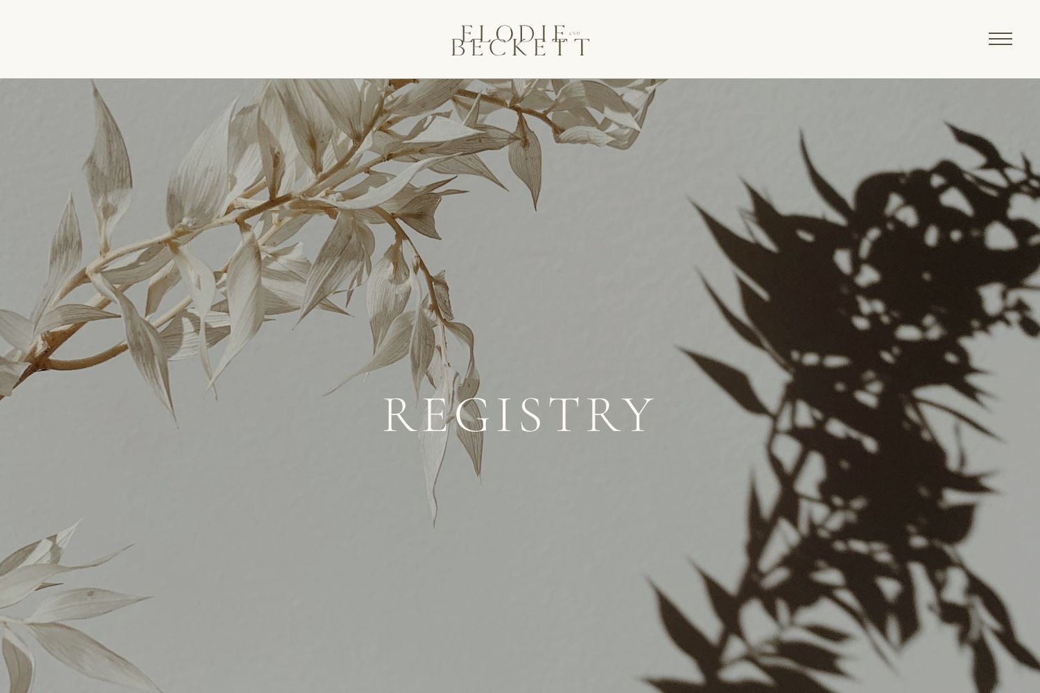 Elodie Wedding Website