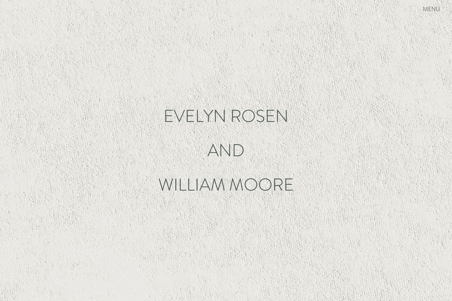 Evelyn Wedding Website