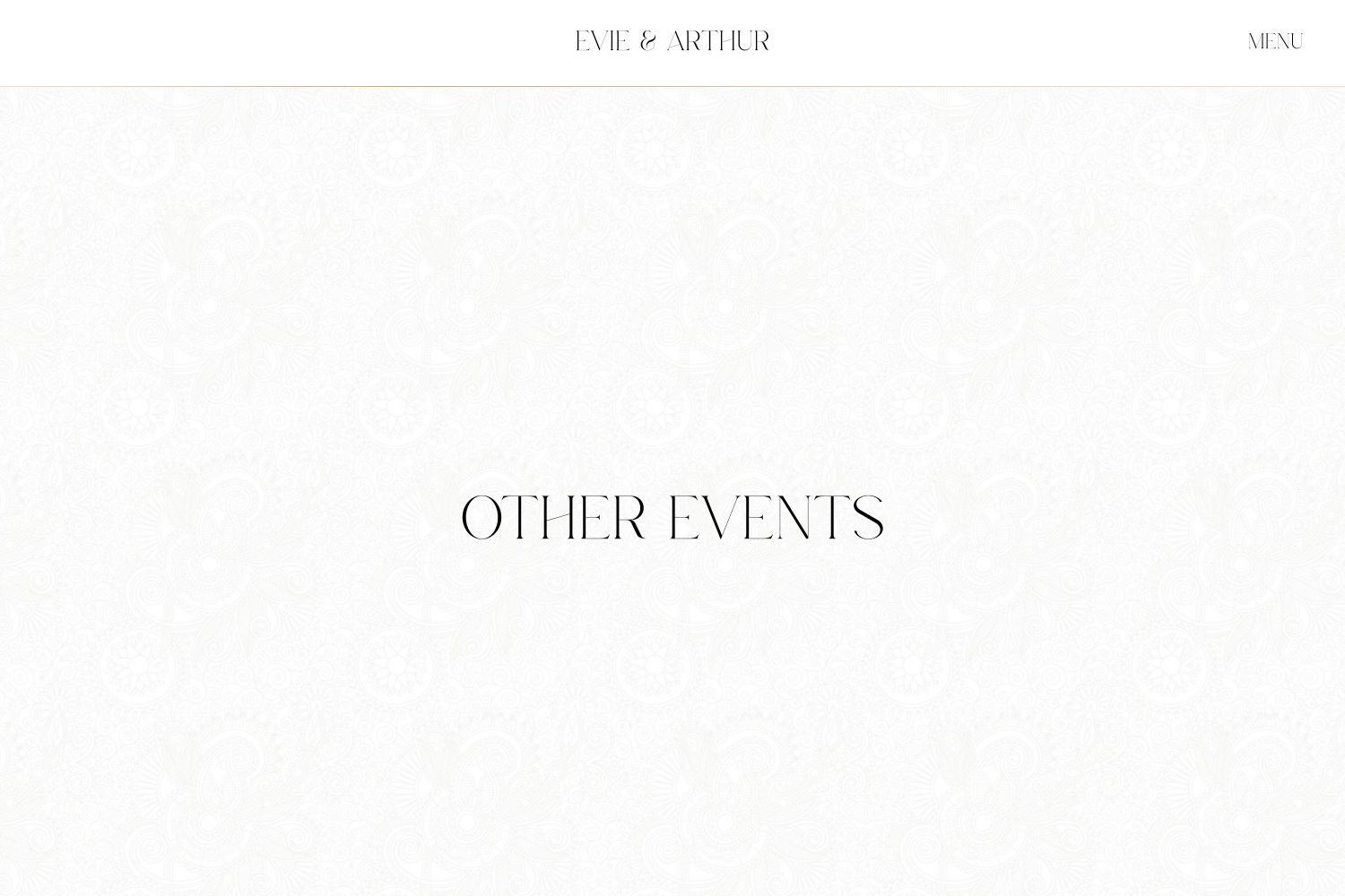 Evie Wedding Website