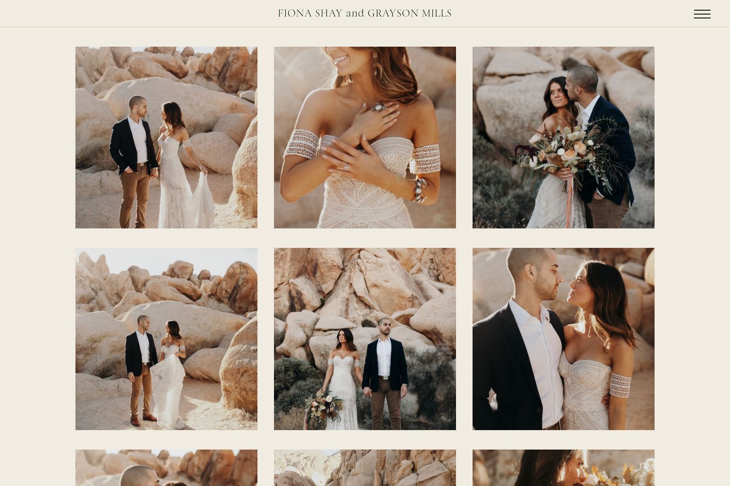 Fiona Wedding Website