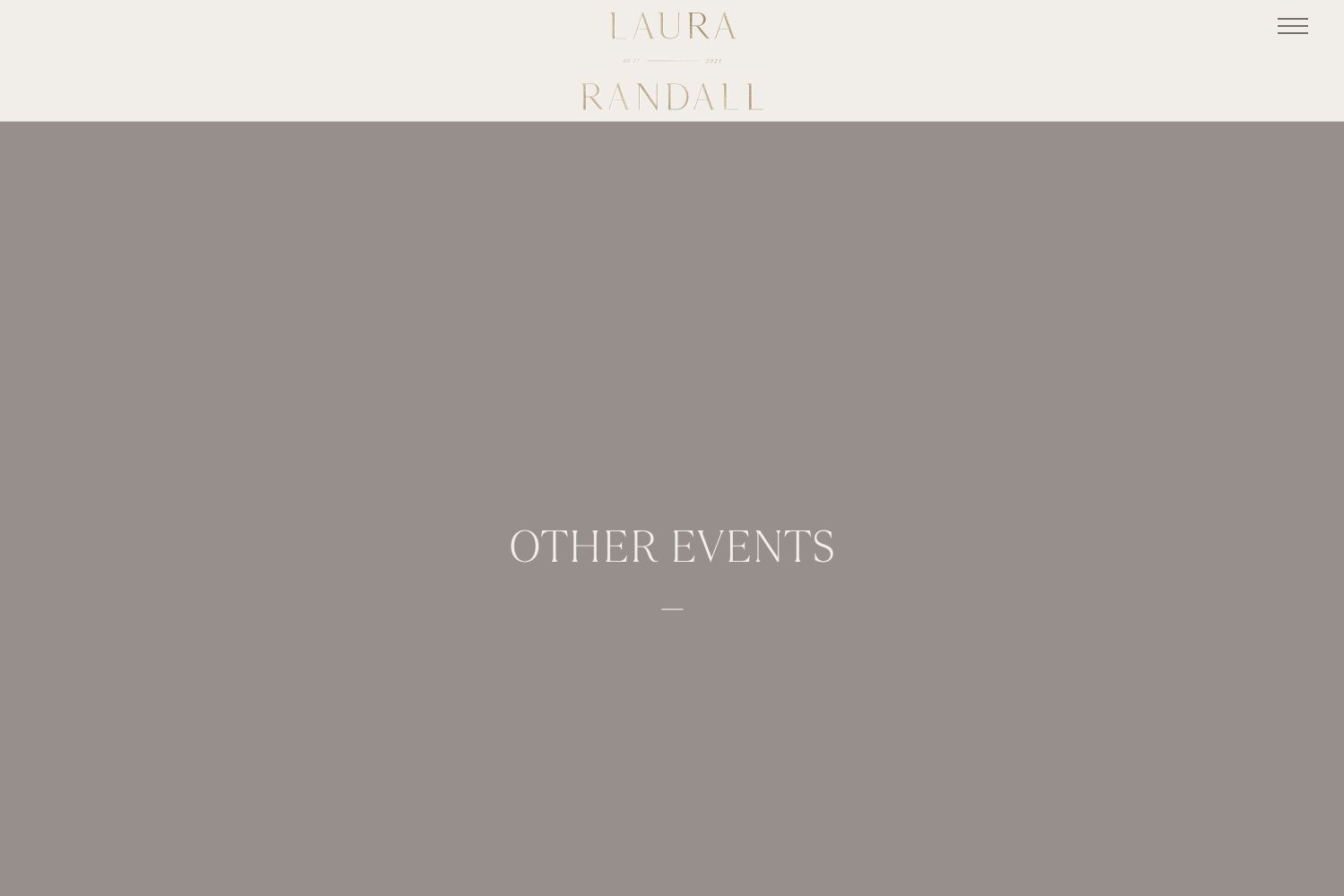 Randall Wedding Website