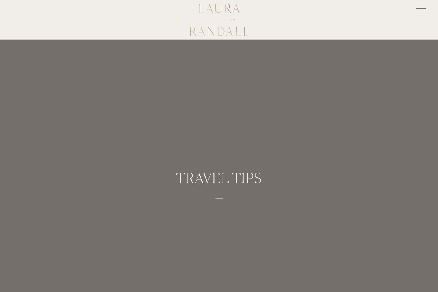 Randall Wedding Website