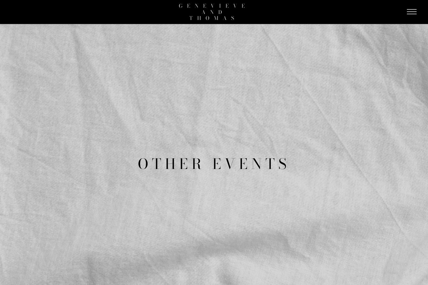 Genevieve Wedding Website