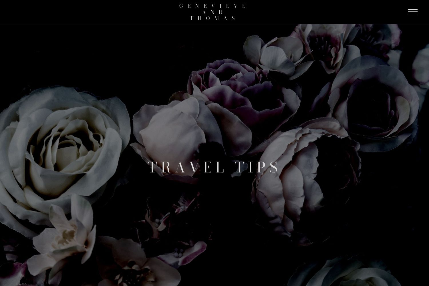 Genevieve Wedding Website