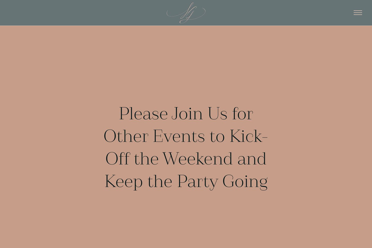 Grayson Wedding Website