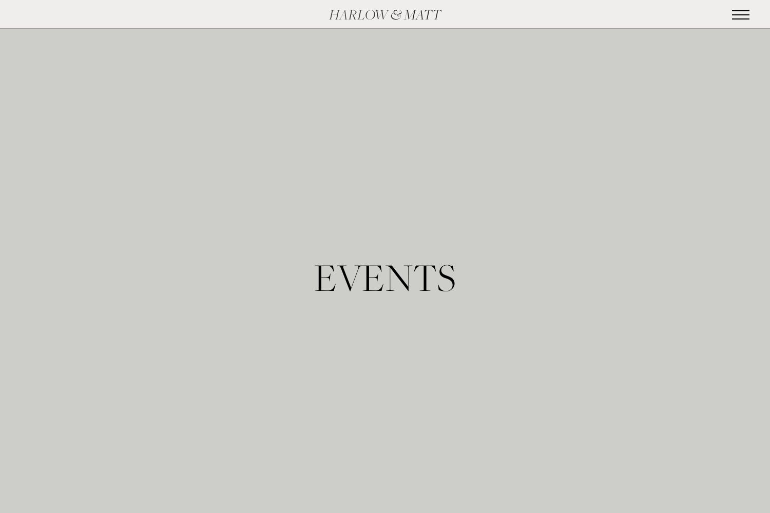 Harlow Wedding Website