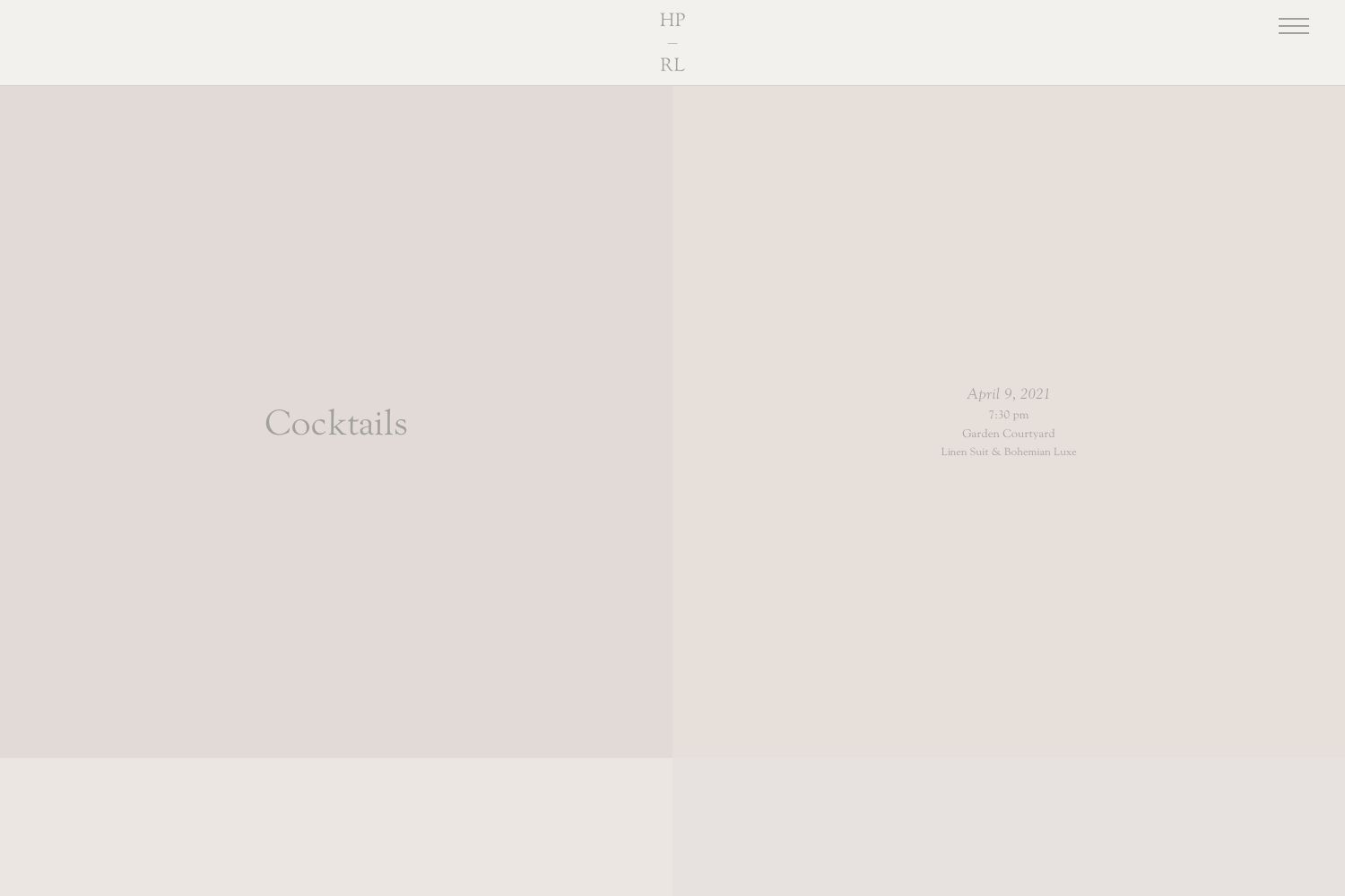 Hayden Wedding Website