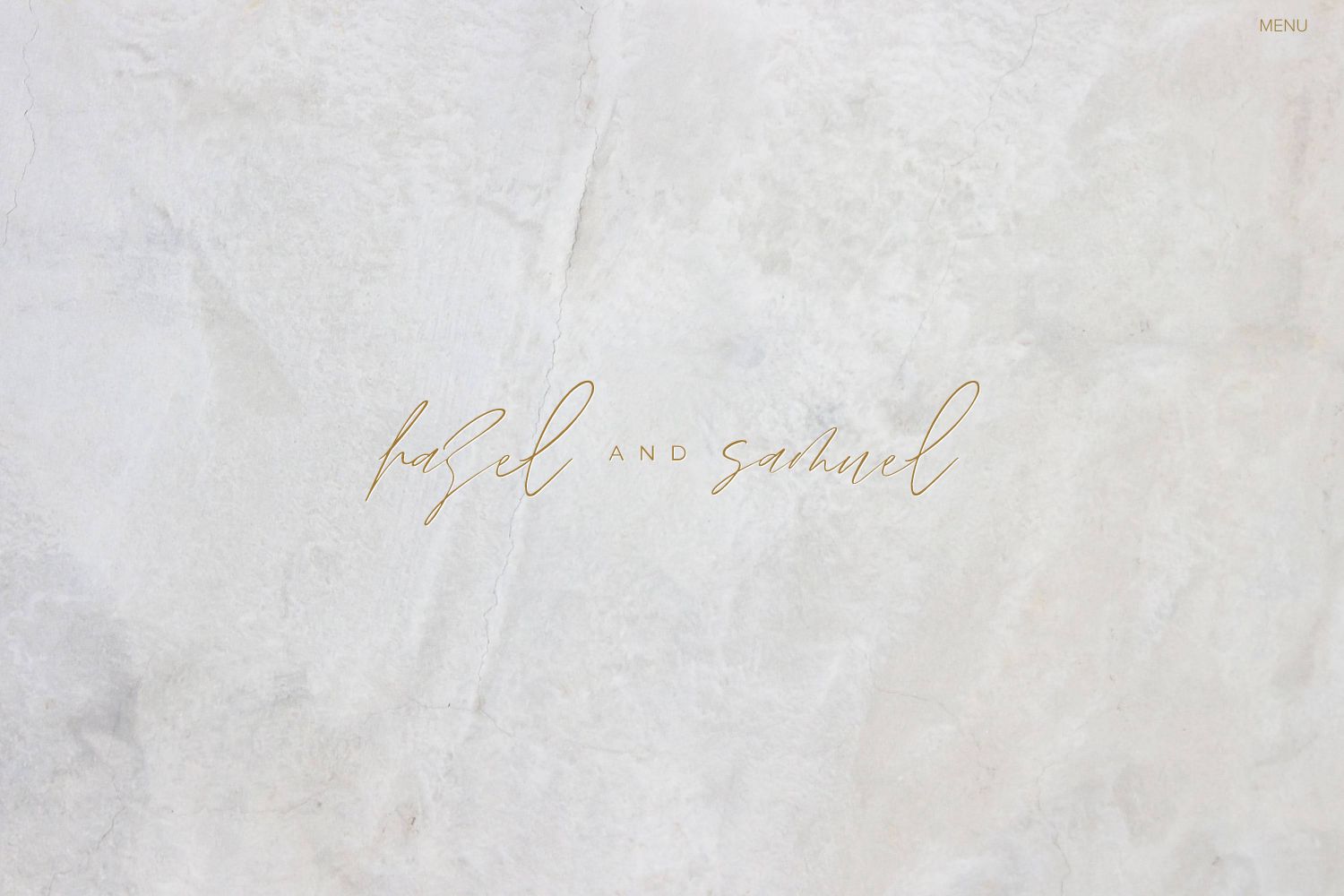 Hazel Wedding Website